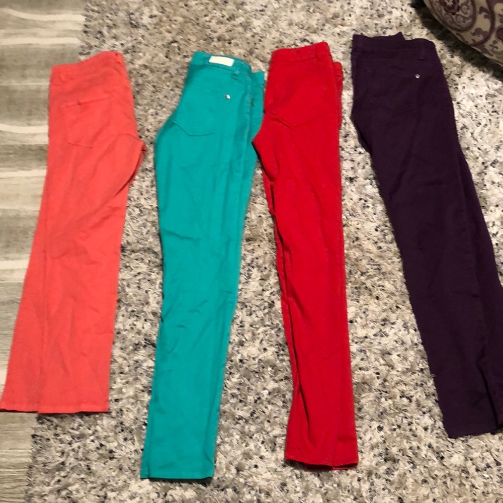 Multi-color bundle of celebrity pink jeans